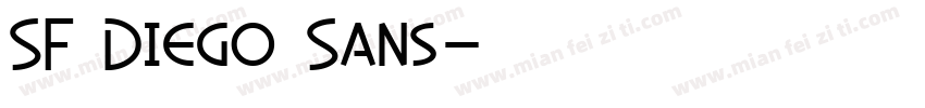 SF Diego Sans字体转换